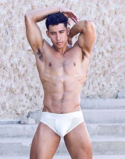 2EROS Briefs^Aktiv Boreas Brief Underwear-Whitecap Gray