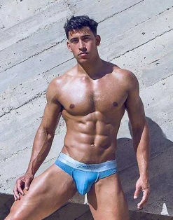2EROS Jockstraps^Aktiv Boreas Jockstrap Underwear-Faded Denim