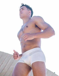 2EROS Trunks^Aktiv Boreas Trunk Underwear-Whitecap Gray