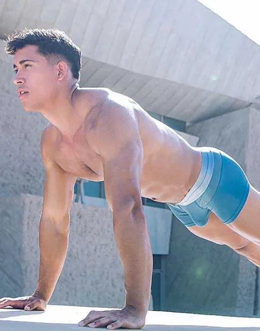 2EROS Trunks^Aktiv Boreas Trunk Underwear-Faded Denim