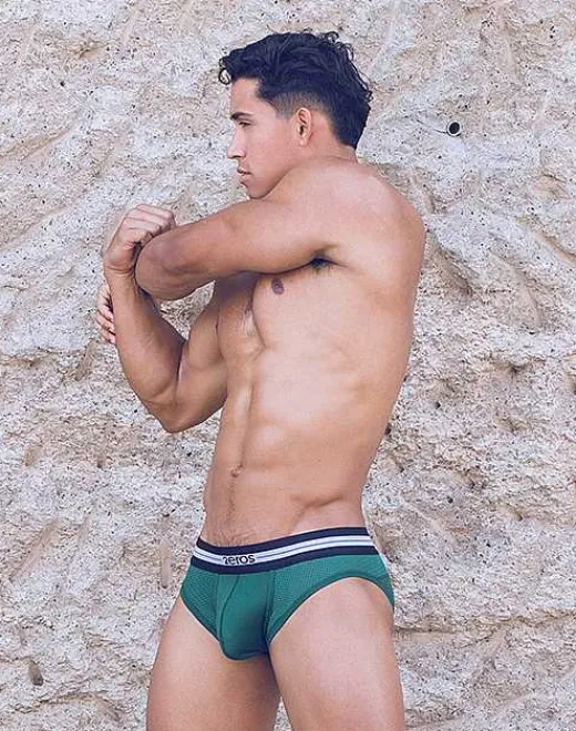 2EROS Active Underwear^Aktiv Helios Brief Underwear-Hunter Green