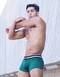2EROS Active Underwear^Aktiv Helios Trunk Underwear-Hunter Green