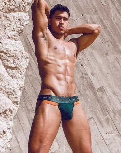 2EROS Jockstraps^Aktiv Nrg Jockstrap Underwear-Green