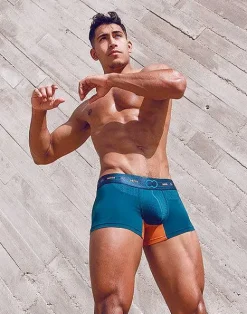 2EROS Active Underwear^Aktiv Nrg Trunk Underwear-Blue