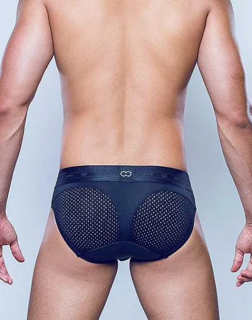 2EROS Briefs^Aktiv Pegasus Brief Underwear-Black/Green