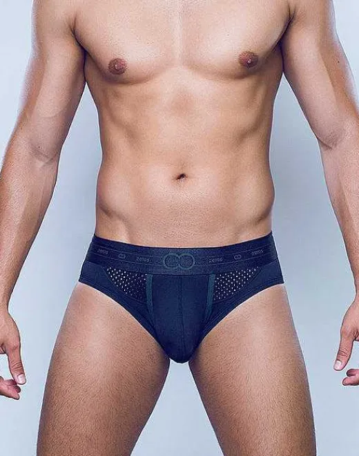 2EROS Briefs^Aktiv Pegasus Brief Underwear-Black/Green