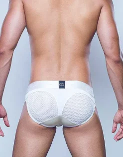 2EROS Briefs^Aktiv Pegasus Brief Underwear-White/Tan