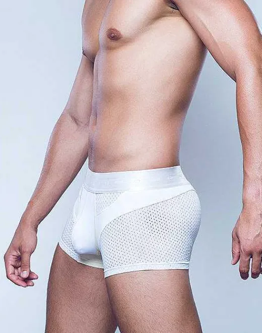2EROS Trunks^Aktiv Pegasus Trunk Underwear-White/Tan