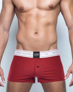 2EROS Loungewear^Bx20 Core Boxer Shorts-Cabernet