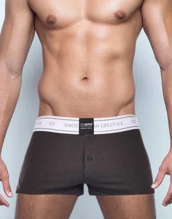 2EROS Loungewear^Bx20 Core Boxer Shorts-Charcoal