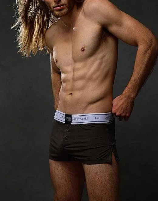 2EROS Loungewear^Bx20 Core Boxer Shorts-Charcoal