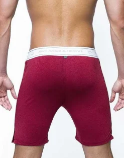 2EROS Boxer Shorts^Ls10 Core Series 2 Lounge Boxer Shorts-Cabernet