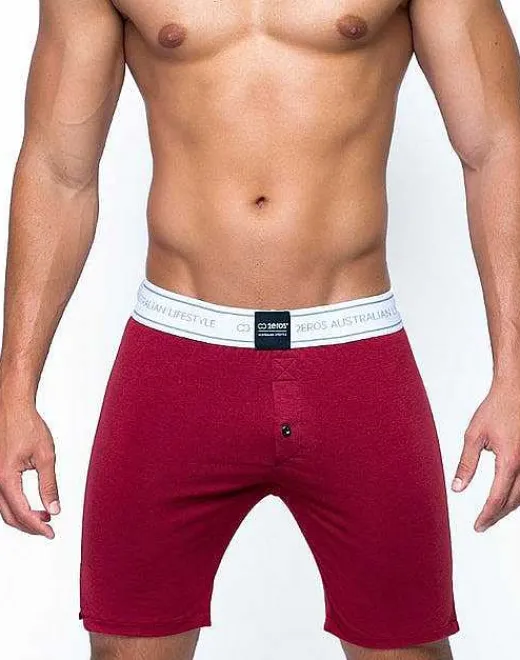 2EROS Boxer Shorts^Ls10 Core Series 2 Lounge Boxer Shorts-Cabernet