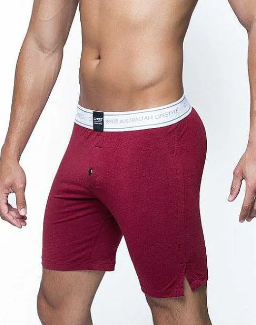 2EROS Boxer Shorts^Ls10 Core Series 2 Lounge Boxer Shorts-Cabernet
