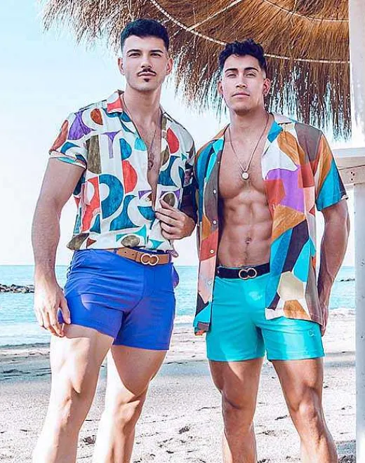 2EROS Sustainable Beachwear^S60 Bondi (Series 3) Shorts-Dusted Purple