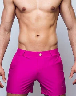 2EROS Sustainable Beachwear^S60 Bondi (Series 3) Shorts-Fuchsia Red