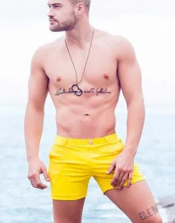 2EROS Sustainable Beachwear^S60 Bondi (Series 2) Shorts-Gold