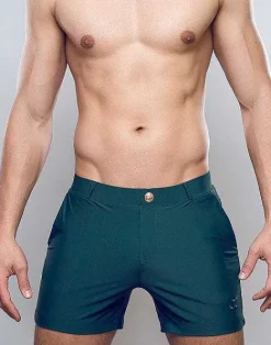 2EROS Sustainable Beachwear^S60 Bondi (Series 3) Shorts-Green