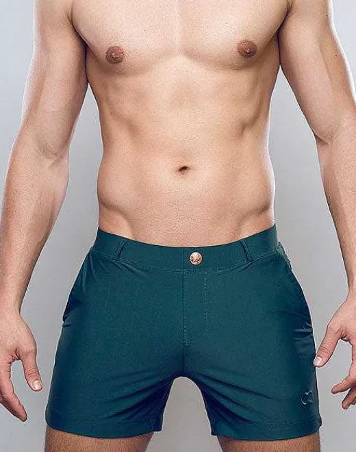 2EROS Sustainable Beachwear^S60 Bondi (Series 3) Shorts-Green