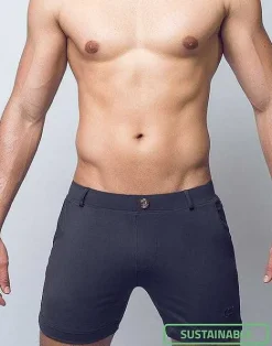 2EROS Beach Shorts^S60 Bondi (Series 3) Shorts-Midnight Grey