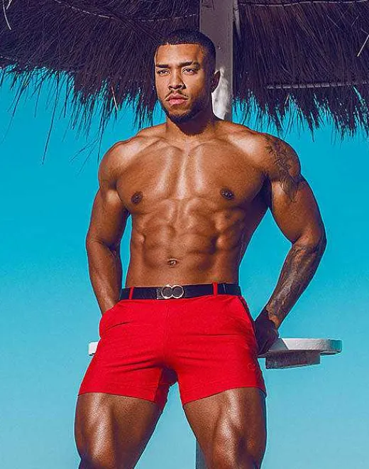2EROS Beach Shorts^S60 Bondi (Series 3) Shorts-Rust