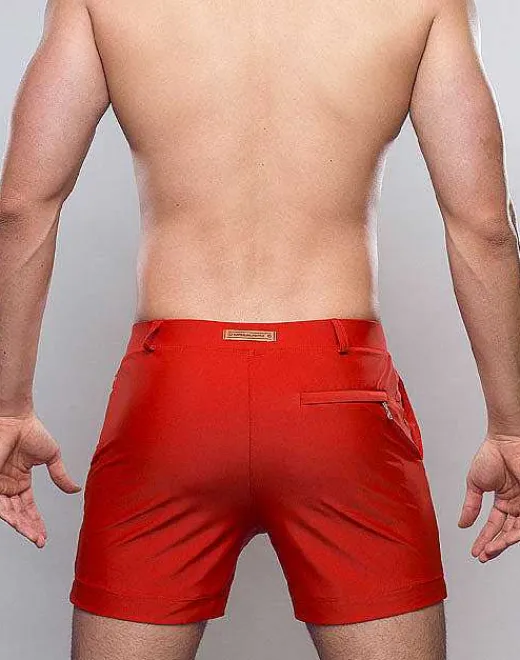 2EROS Beach Shorts^S60 Bondi (Series 3) Shorts-Rust