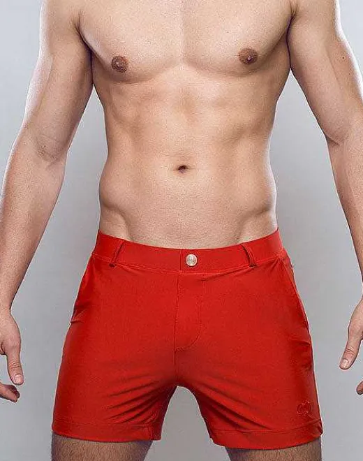 2EROS Beach Shorts^S60 Bondi (Series 3) Shorts-Rust