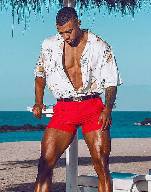 2EROS Beach Shorts^S60 Bondi (Series 3) Shorts-Rust