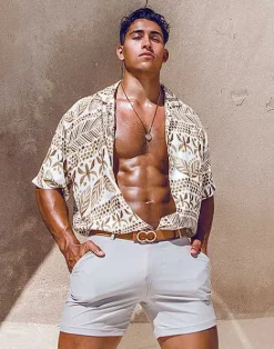 2EROS Shorts & Pants^S60 Bondi Shorts (Series 3)-String Brown