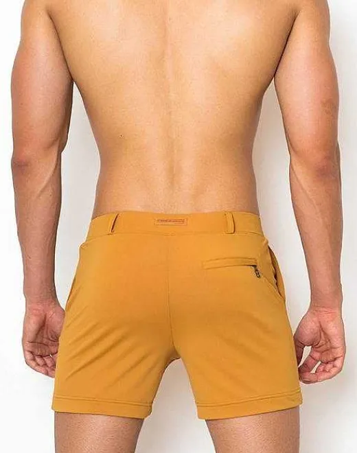 2EROS Beach Shorts^S60 Bondi Shorts-Almond