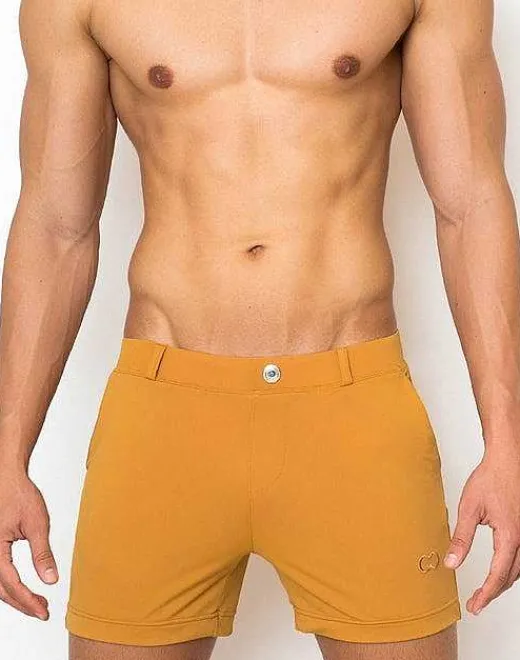 2EROS Beach Shorts^S60 Bondi Shorts-Almond