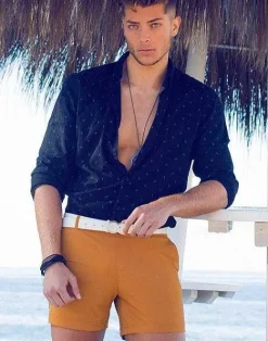 2EROS Beach Shorts^S60 Bondi Shorts-Almond