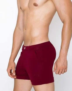 2EROS Beach Shorts^S60 Bondi Shorts-Cabernet