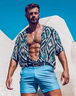 2EROS Beach Shorts^S60 Bondi Shorts-Faded Denim (Series 3)