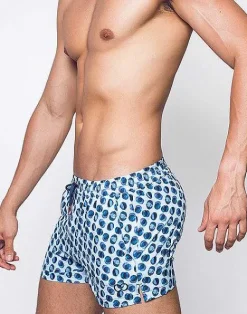 2EROS Beach Shorts^S50 Print Shorts-Bubbles