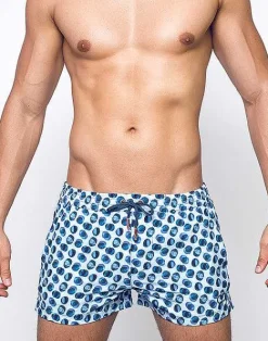 2EROS Beach Shorts^S50 Print Shorts-Bubbles