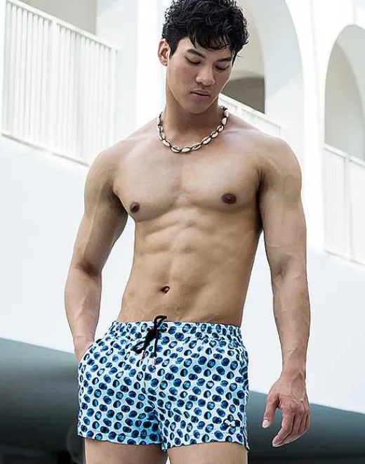 2EROS Beach Shorts^S50 Print Shorts-Bubbles