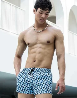 2EROS Sustainable Beachwear^S50 Print Shorts-Bubbles