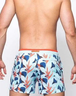 2EROS Beach Shorts^S70 Print Shorts-Caribbean Twist