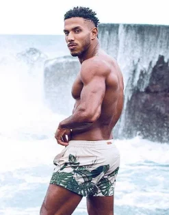 2EROS Sustainable Beachwear^S50 Print Shorts-Exotica
