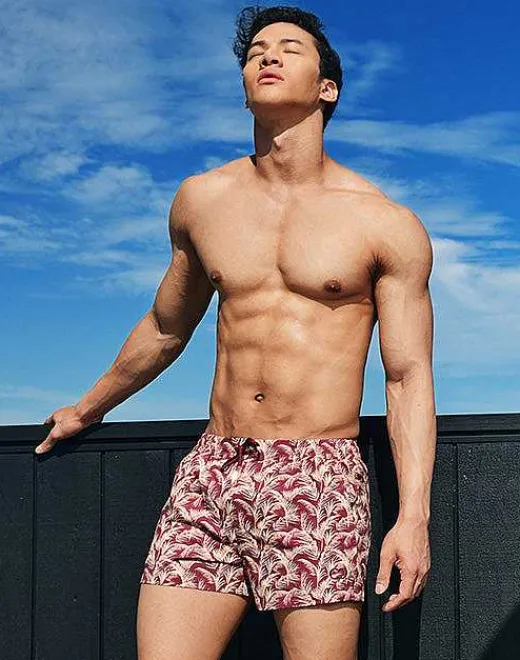 2EROS Beach Shorts^S50 Print Shorts-Hawaiian Night