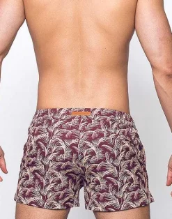 2EROS Sustainable Beachwear^S50 Print Shorts-Hawaiian Night