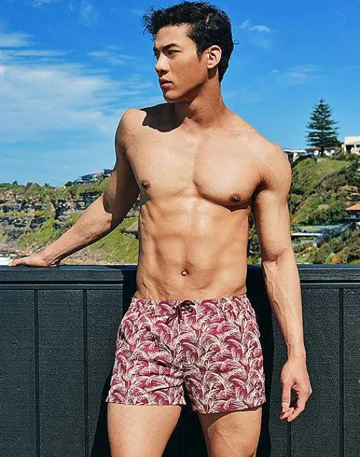 2EROS Sustainable Beachwear^S50 Print Shorts-Hawaiian Night