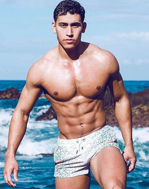 2EROS Sustainable Beachwear^S50 Print Shorts-Moana