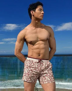 2EROS Sustainable Beachwear^S70 Print Shorts-Pastel Hawaii