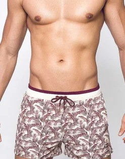 2EROS Beach Shorts^S70 Print Shorts-Pastel Hawaii
