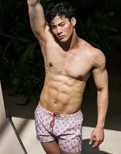 2EROS Beach Shorts^S50 Print Shorts-Shelby
