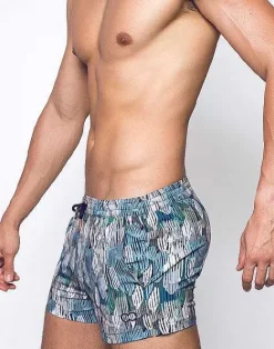 2EROS Beach Shorts^S50 Print Shorts-Torch