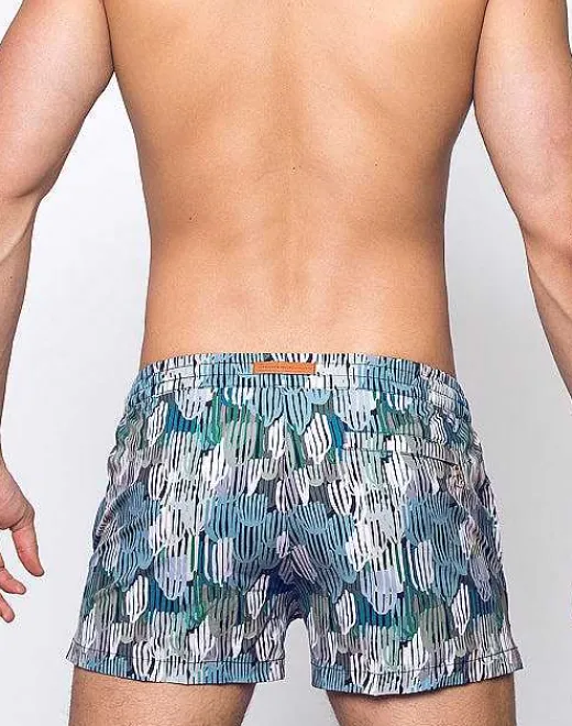 2EROS Beach Shorts^S50 Print Shorts-Torch
