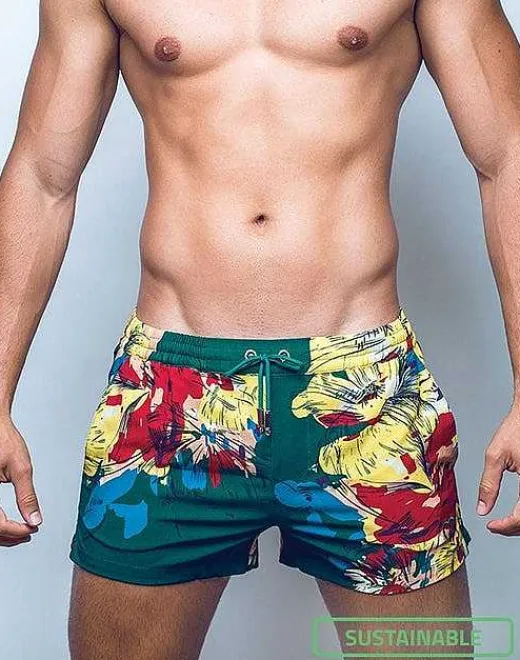 2EROS Beach Shorts^S50 Print Swimshorts-Fleur